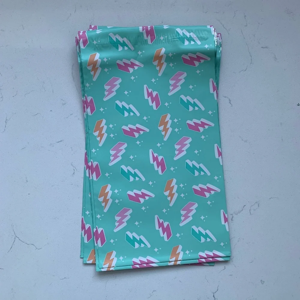 Lightning Bolt Polymailers - 6x9 - Pack‎ of 25